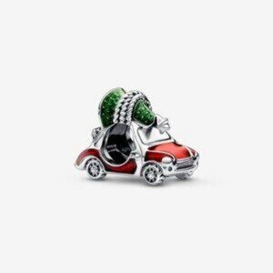 Authentic Pandora Festive Car & Christmas Tree Charm